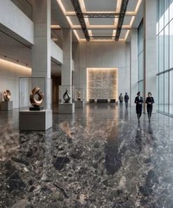 Porcelanato Efecto Piedra Negro Mate Altimo Dark