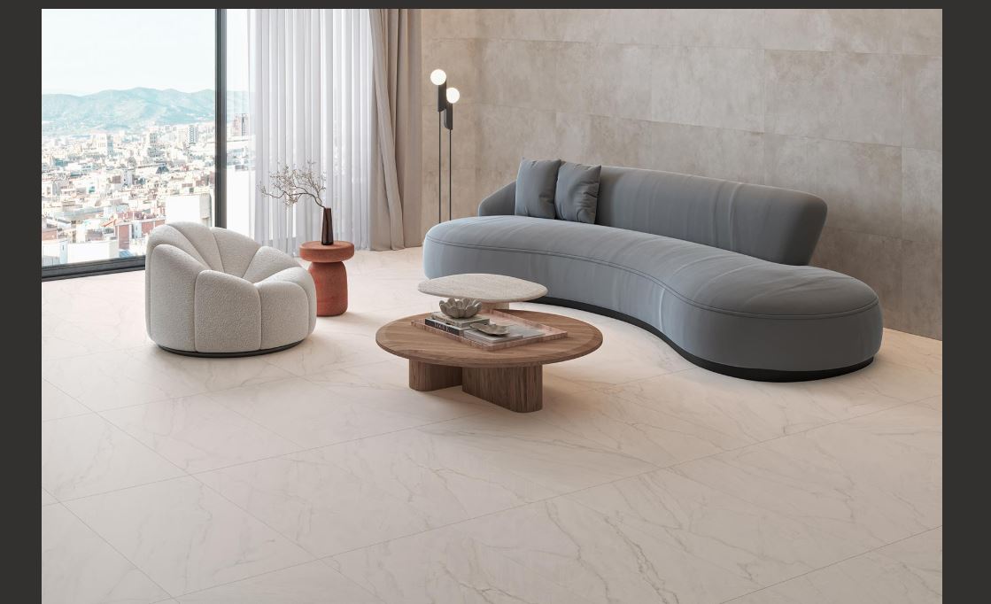 Porcelanato Efecto Mármol Clarke White Rectificado - Imagen 3
