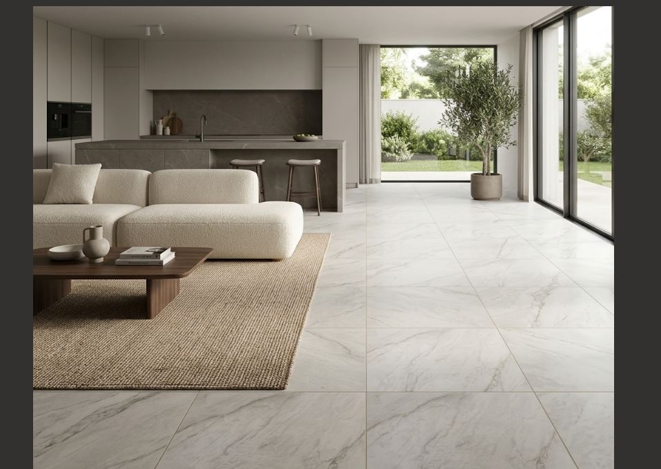 Porcelanato Efecto Mármol Clarke White Rectificado - Imagen 4