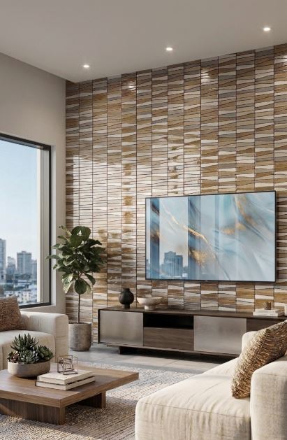 MOS VID BEIGE LINE 30X30